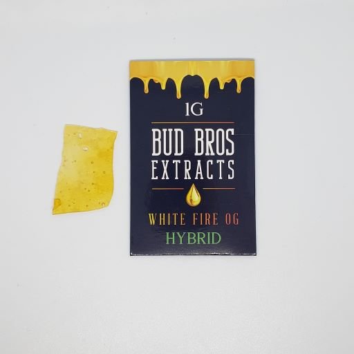 White Fire OG Bud Bros Shatter