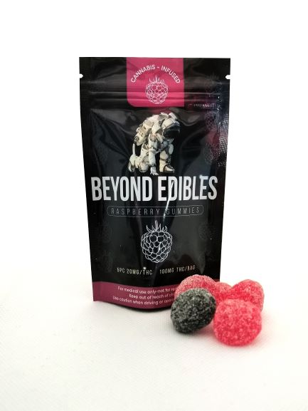 Beyond Edibles Raspberry 100mg